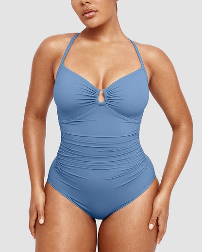 ✨New Style 50% Off Hot Sale🩱Smart Sculpt U-Ring Cut Out Shaping Swimsuit