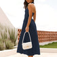 🎉Hot Sale💃Women's Square Neck Slimming Waist Hanging Neck Backless Dresses
