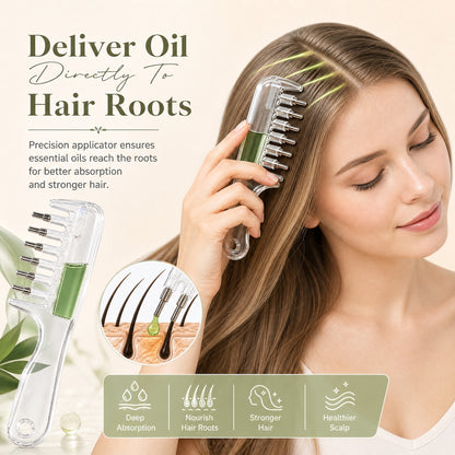 🎁💥LAST DAY SPECIAL PRICE!-￡6.99!!⏰💕🌟Scalp Serum Applicator Comb