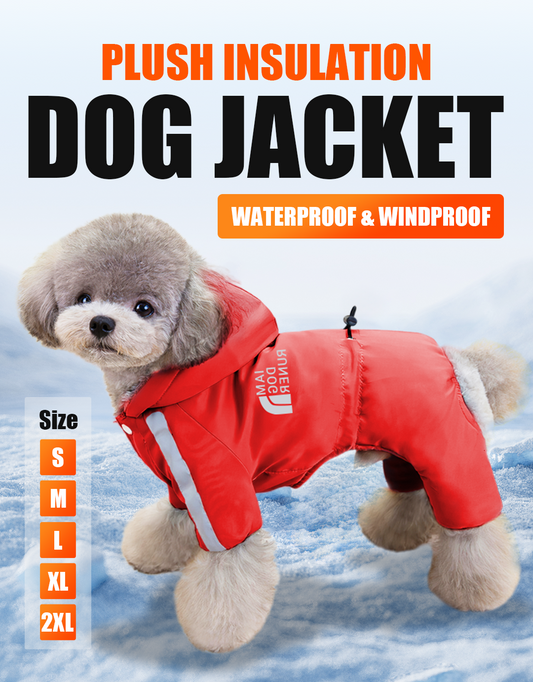 💥Hot Winter Sale 50%OFF💥New Year Puppy Gift🎁 Waterproof Winter Coat for Dogs with D-Rings
