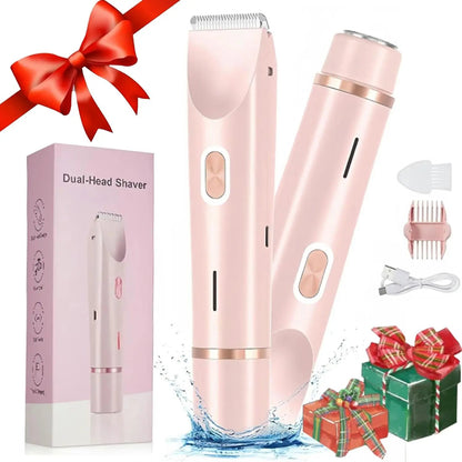 🔥Electric Bikini Trimmer for Women✨1 Set Rechargeable 2 in 1 Body & Facial Hair Removal