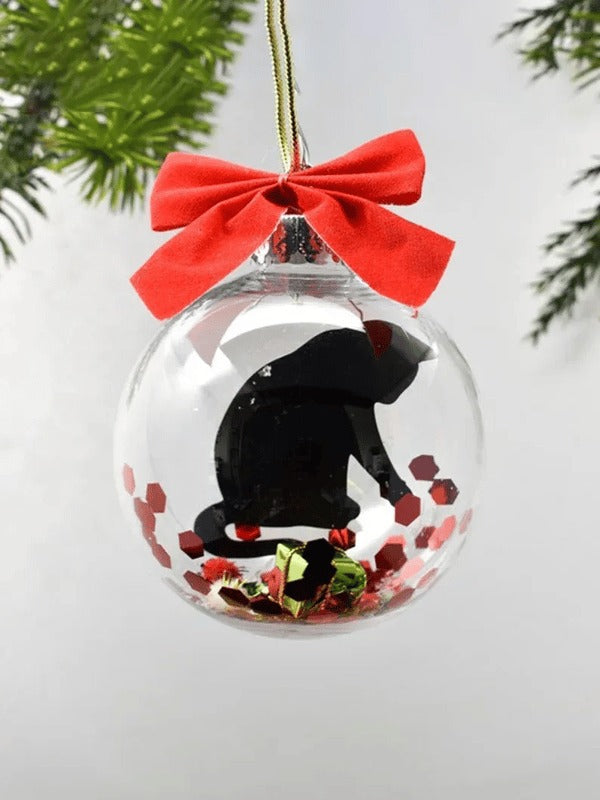 Christmas tree decoration transparent ball-15