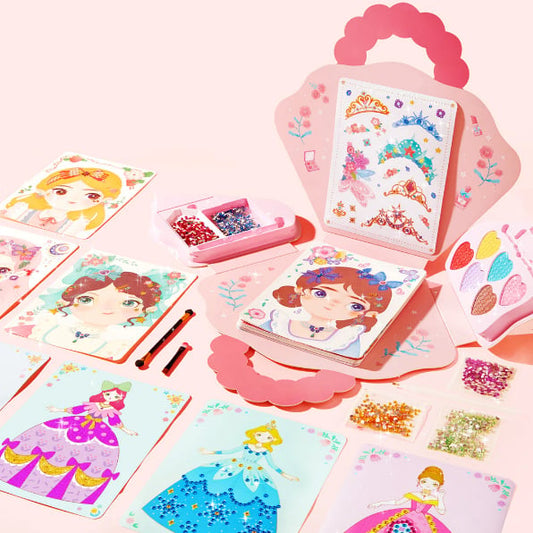 💅Fantasy 3-in-1 Princess Dress Up & Make Up Game Set💝