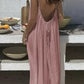 🏖️SUMMER HOT SALE £13.99!!💥50K+ SOLD!💃Chic Backless Spaghetti Strap Dress for Women 🌴🤍 | Soft Fabric Multiple Sizes & Colors
