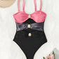 🔥Summer Vacation  Hot Sale 49% OFF 💖2025 New Women's Cut Out Ruched Cami One-Piece Swimsuit🩱✨