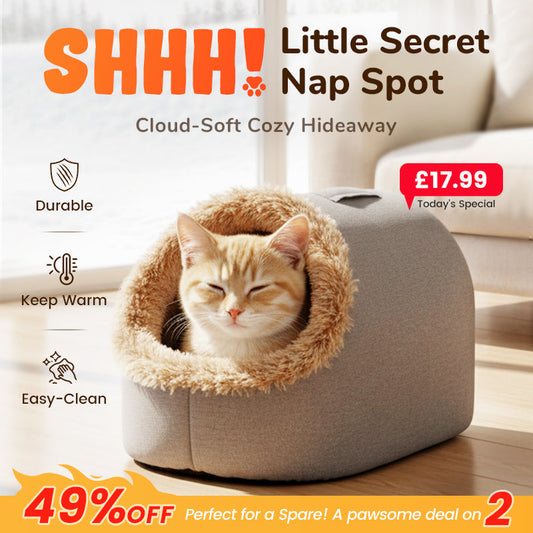 💥HOT SALE 49％ OFF 🐾Winter Warm Pet Cave Bed