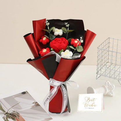 🌸Mother's Day Special Offer 50% OFF✨50K+ SOLD🔥Handmade Delicate Crochet Flower Bouquet