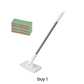 🔥54% OFF!! ✨🧹🏆#1 Best Seller ⏰💕🌟Flat Mop with Stainless Steel Handle, Come with Reusable Washable Mop Cloths