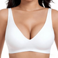 🌟🎉Final 12 Hours - Only ￡11.99!!🌸💕Jelly Wireless Womens Comfortable Wireless Bras Push Up Bralettes Seamless Tshirts Bras Deep V Everyday Bras