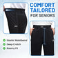 Men’s Breathable Mesh Panel Casual Pants