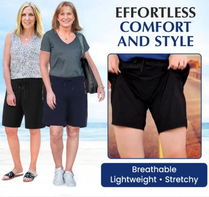 🩳Hot Sale🔥Unisex Ice Silk Quick Drying Stretch Shorts✨