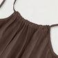💃💃LAST DAY SAEL 50% OFF!!✨Women's Solid Color Backless Cami Dress💕