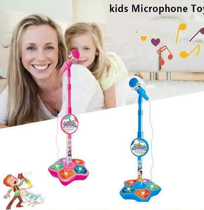 🎁Christmas Sale - 50% OFF🎤 Microphone Toy, Karaoke Machine Toy with Light💥