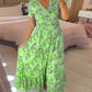 💃Hot Sale - 48% OFF🔥 Floral print v-neck dress🌺
