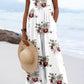 🔥HOT SALE🔥PLUS SIZE FLORAL WIDE LEG OVERALLS JUMPSUIT