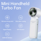 🔥Summer Hot Sale✨3-in-1 Portable Handheld Turbo Fan-100 Speeds
