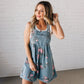 🌸New Fashion Hot Sale 50% Off🌸 Vintage Floral Printed Denim Jumpsuit