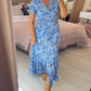 💃Hot Sale - 48% OFF🔥 Floral print v-neck dress🌺