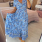 💃Hot Sale - 48% OFF🔥 Floral print v-neck dress🌺