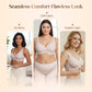 🌟🎉Final 12 Hours - Only ￡11.99!!🌸💕Jelly Wireless Womens Comfortable Wireless Bras Push Up Bralettes Seamless Tshirts Bras Deep V Everyday Bras