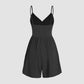 ☀️Summer Essential-Limited Time Low Price💕Women's Casual Adjustable  Plain Backless Wrap Cami Romper