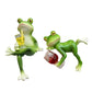 🔥Last Day Sale 50% OFF 🐸 Frog Flower Pot Hanger Ornament🍷