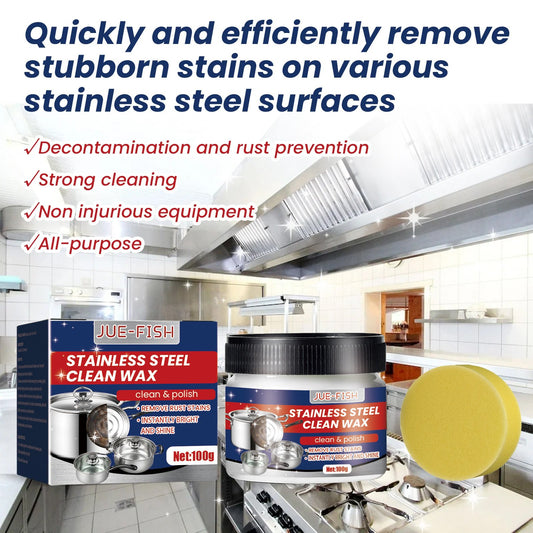 ✨Magical Nano-Technology Stainless Steel Cleaning Paste-SURFACE SAFE, NO RESIDUE