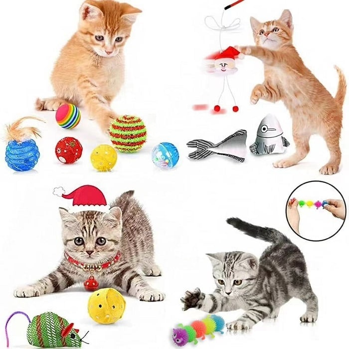 🎄Christmas Sale 49% OFF - 🐱2024 Christmas Countdown Cat Toys Advent Calendar-3