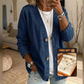 🧥 Last Week Special Price:£ 25.99✨ Women's Classic Button Front Denim Jacket – V-Neck, Breathable Fabric & Relaxed Fit 💙