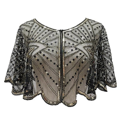 🌸LIMITED PRICE:￡11.99!!🌸Buy  More Save More🔥 Vintage Lace Beaded Shawl