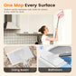 🔥54% OFF!! ✨🧹🏆#1 Best Seller ⏰💕🌟Flat Mop with Stainless Steel Handle, Come with Reusable Washable Mop Cloths