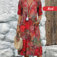 💥2026 Hot Sale 50% OFF🤩Safari Chic Leopard Dress