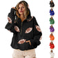 ✨New Style🔥Womens Game Day Sweatshirts Football Sequin Hoodies with Pocket