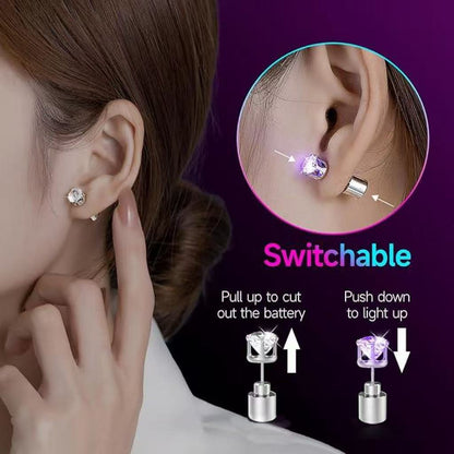 🔥Christmas Discount 60% Off✨LED Earrings, Light Up Stud Earrings