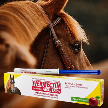 ⏳Limited Time Deal BUY 1 GET 1 FREE🐎ivermectin Horse Paste 1.87% 6.08g Tubes 2