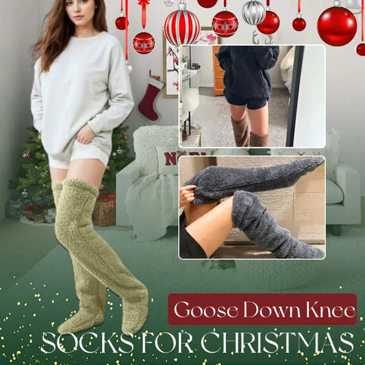⚡Flash Sale 50% OFF🏆#1 Best Seller ⏰💥Goose Down Knee Socks!🧦⛄