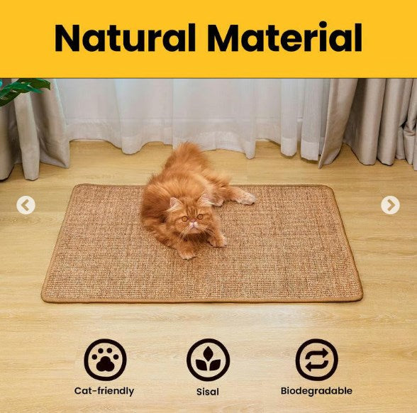 🎅Hot Sale 49% Off✨Natural Sisal Cat Scratcher Mat-11