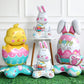 🎁EASTER SALE – £5.99!!🐰🎉3Giant 3D Standing Bunny Balloon Self-Supporting Festive Cheer