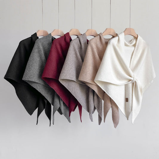 🏆50K+ SOLD! Almost Gone - 💕Women's Solid Color Wool Blend Shawl