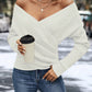 🔥Christmas Sale 50% OFF🔥Women's Elegant Casual V-Neck Knit Top