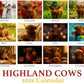 🔥Buy 2 Get 1 Free🐮Highland Cow Calendar 2026 – Rustic Farmhouse Wall Art & Monthly Planner📅