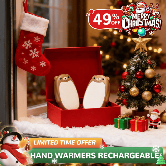🎉Christmas Sale - 50% OFF🌟Hand Warmers Rechargeable - Cute Bear Design