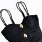 🔥Summer Vacation  Hot Sale 49% OFF 💖2025 New Women's Cut Out Ruched Cami One-Piece Swimsuit🩱✨