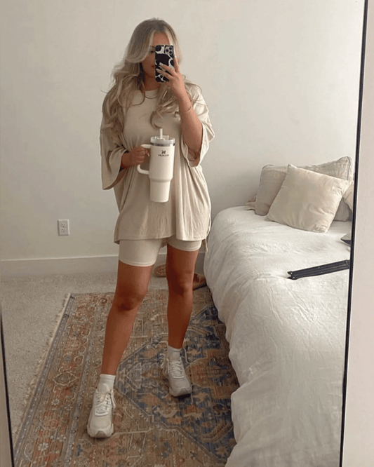 👚Hot Sale 50% Off✨Oversized Women's Summer Two-Piece Set💖