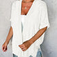 Summer Hot Sale 50％ OFF🔥2025 New Stylish Flowy Short Sleeve Cardigan