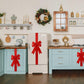 🎄Early Christmas Sale 50% OFF🎀Christmas Cabinet Ribbons Bows