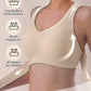 ✨50% OFF NOW! 👙 Front Closure Cross-Back Wireless Posture Bra – Ultra Push-Up, All-Day Comfort & Natural Lift for a Slimmer, Taller Silhouette 💖