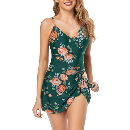 🩱Vacation Sale 50% OFF👙Women's Tummy Control Slim Fit Plus Size One Piece Swimsuit
