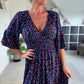 💥Hot Sales-49% OFF👗Leopard Shirred Waist Dress