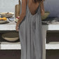 💃💃LAST DAY SAEL 50% OFF!!✨Women's Solid Color Backless Cami Dress💕
